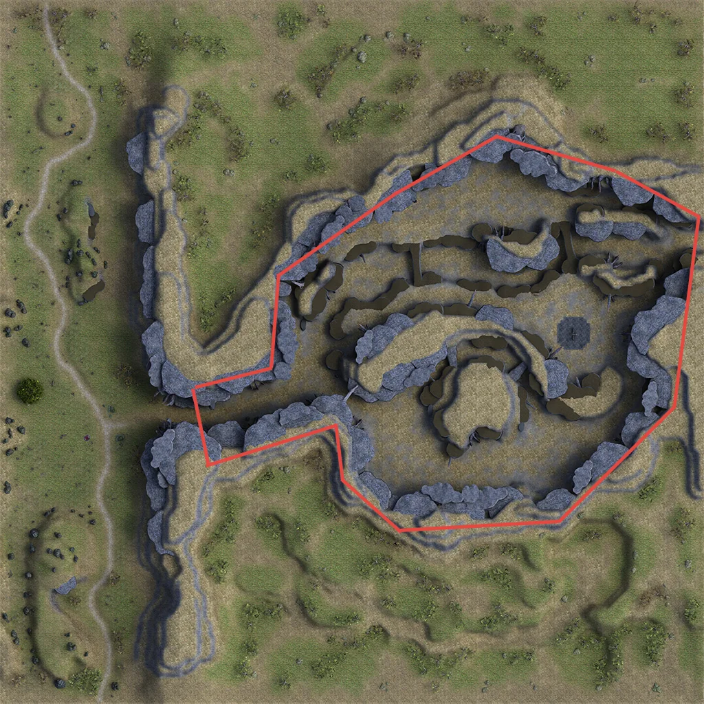 Death Pass custom farming zone map